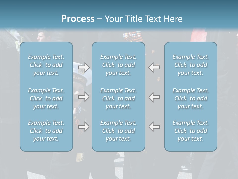 Conventional Parade Mercenaries PowerPoint Template