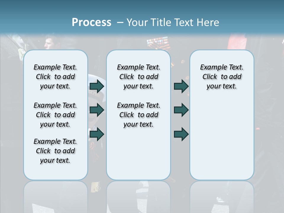 Conventional Parade Mercenaries PowerPoint Template