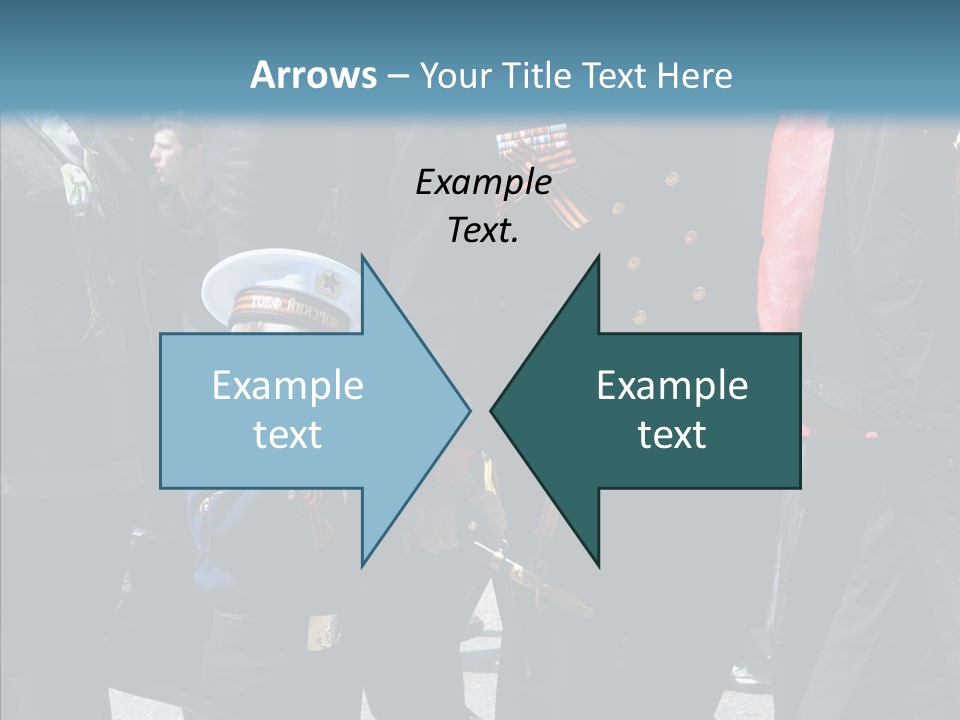 Conventional Parade Mercenaries PowerPoint Template