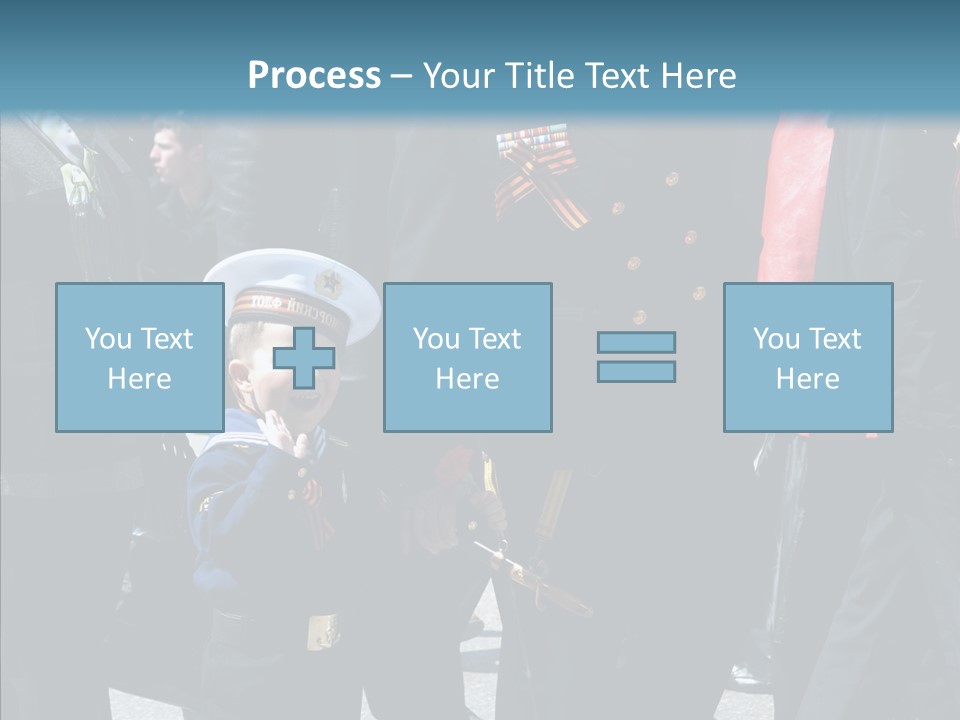 Conventional Parade Mercenaries PowerPoint Template
