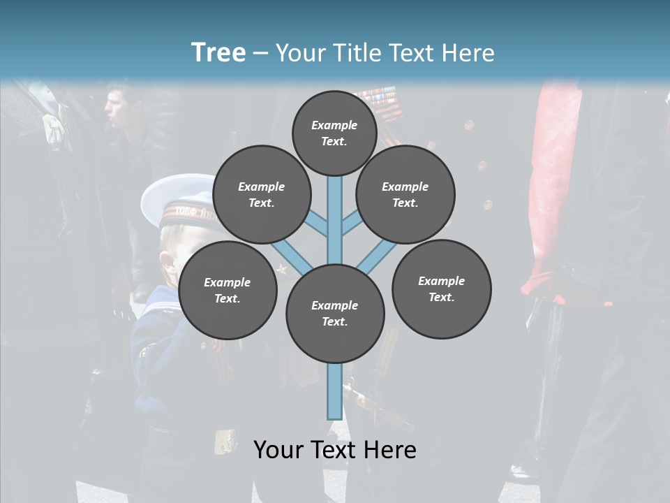 Conventional Parade Mercenaries PowerPoint Template