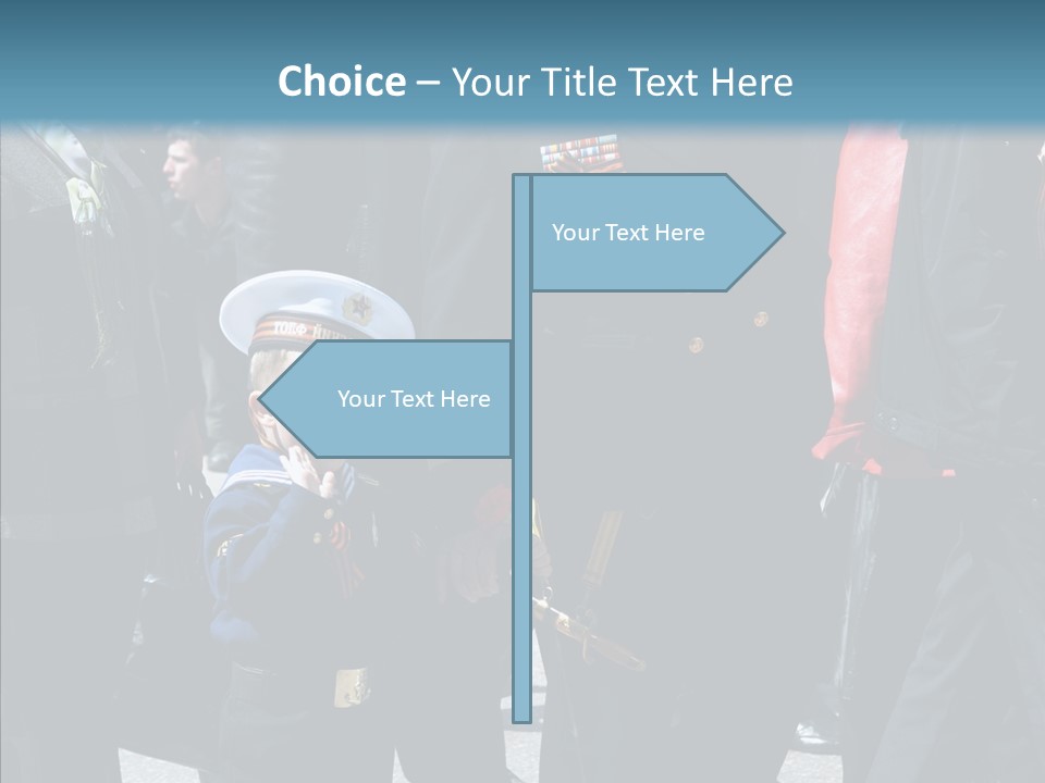 Conventional Parade Mercenaries PowerPoint Template