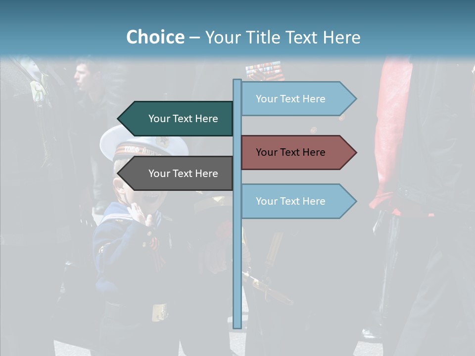 Conventional Parade Mercenaries PowerPoint Template