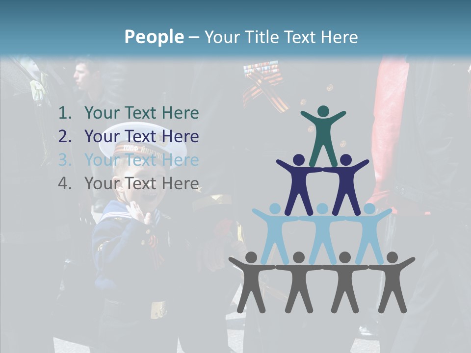 Conventional Parade Mercenaries PowerPoint Template