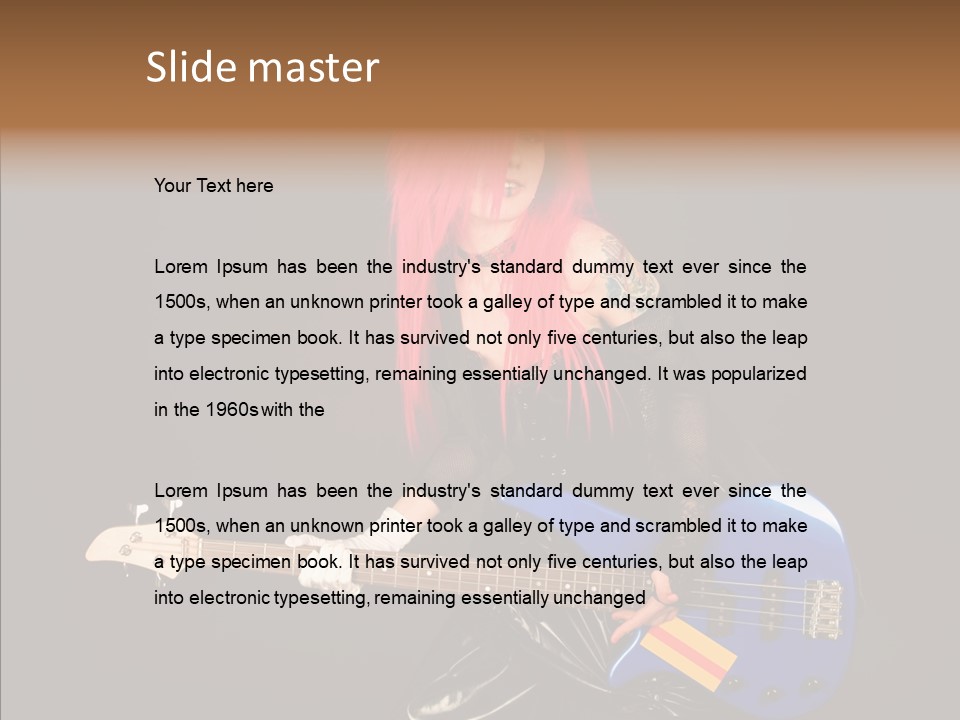 Pop Clothing Popular PowerPoint Template