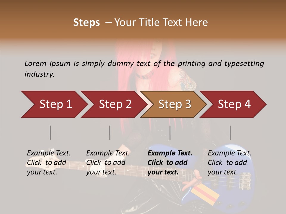 Pop Clothing Popular PowerPoint Template