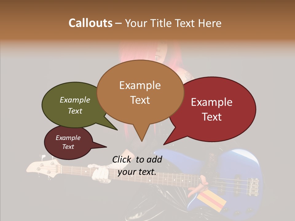 Pop Clothing Popular PowerPoint Template