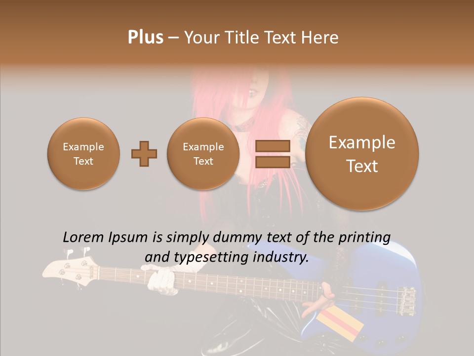 Pop Clothing Popular PowerPoint Template