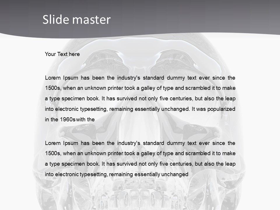 Treasure Spooky Crystal PowerPoint Template