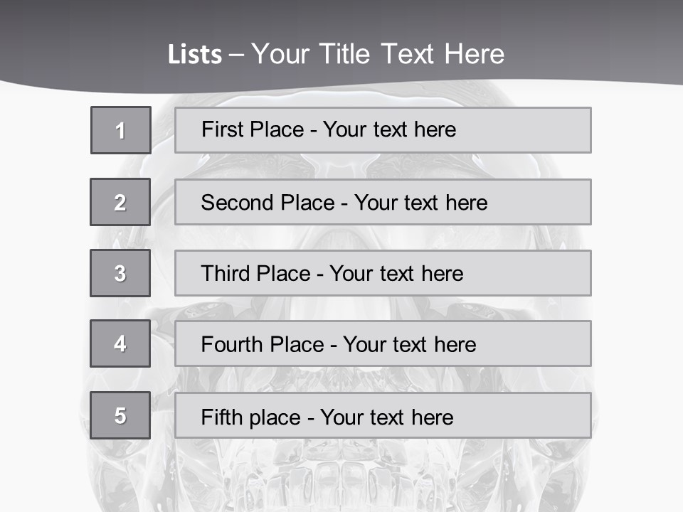 Treasure Spooky Crystal PowerPoint Template