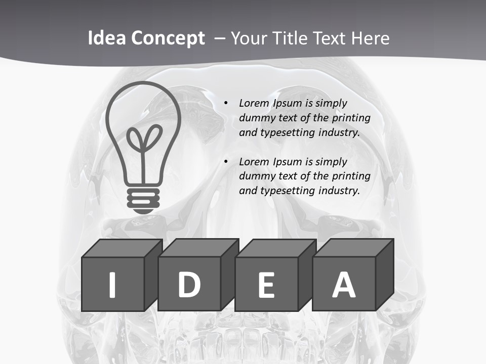 Treasure Spooky Crystal PowerPoint Template