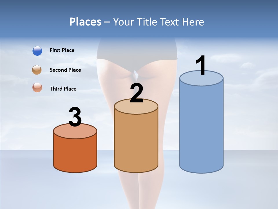 Young Lady Nature PowerPoint Template