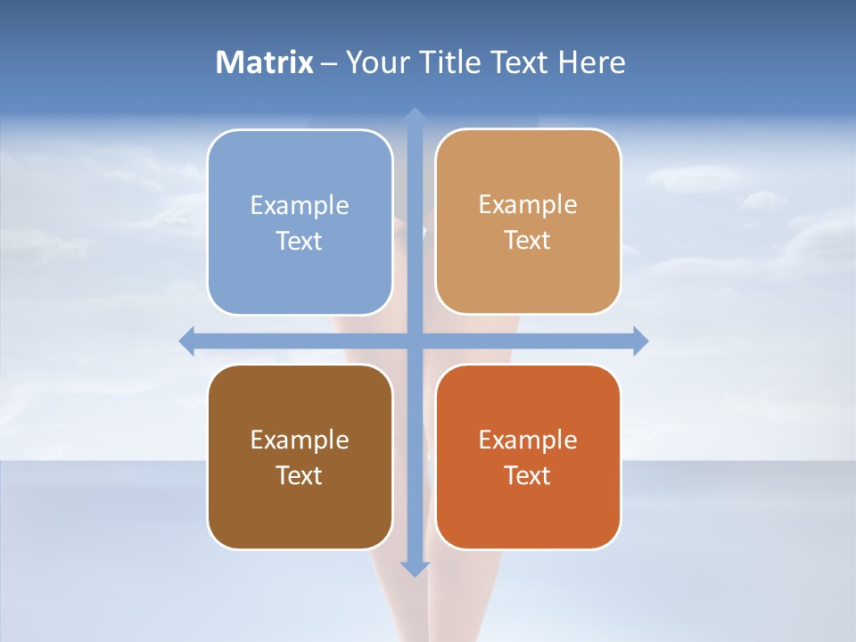 Young Lady Nature PowerPoint Template