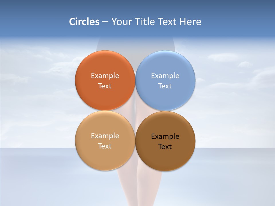 Young Lady Nature PowerPoint Template