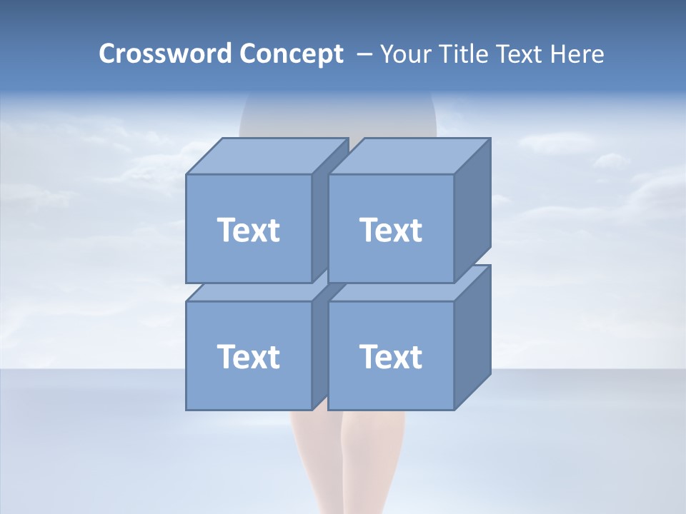 Young Lady Nature PowerPoint Template