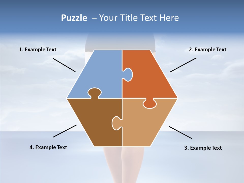 Young Lady Nature PowerPoint Template