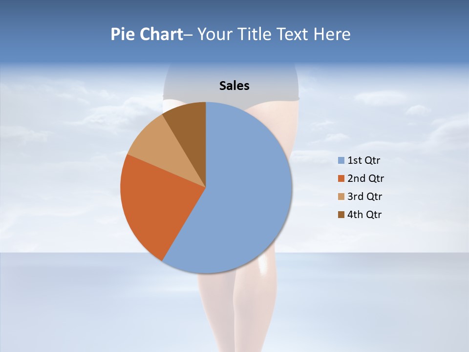 Young Lady Nature PowerPoint Template