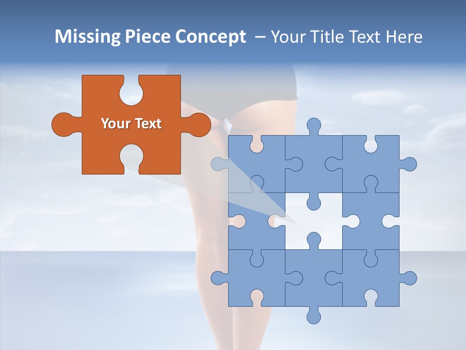 Young Lady Nature PowerPoint Template