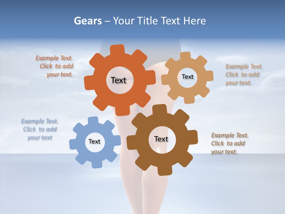 Young Lady Nature PowerPoint Template