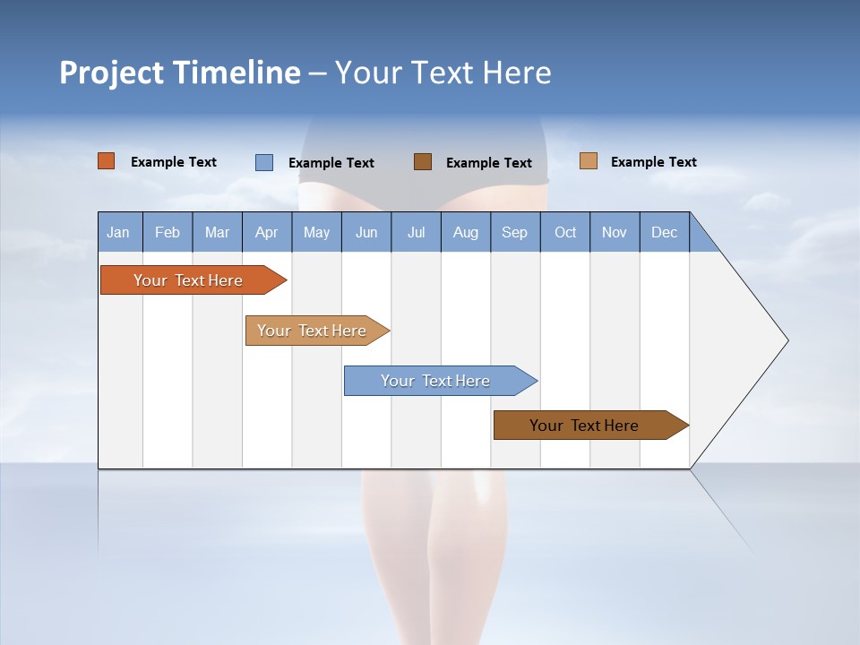 Young Lady Nature PowerPoint Template