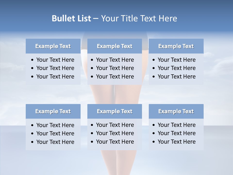 Young Lady Nature PowerPoint Template