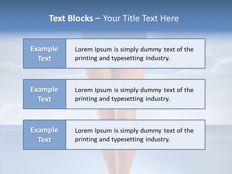 Young Lady Nature PowerPoint Template