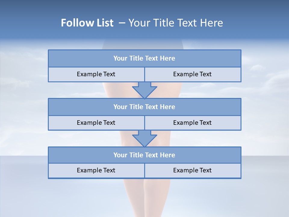 Young Lady Nature PowerPoint Template