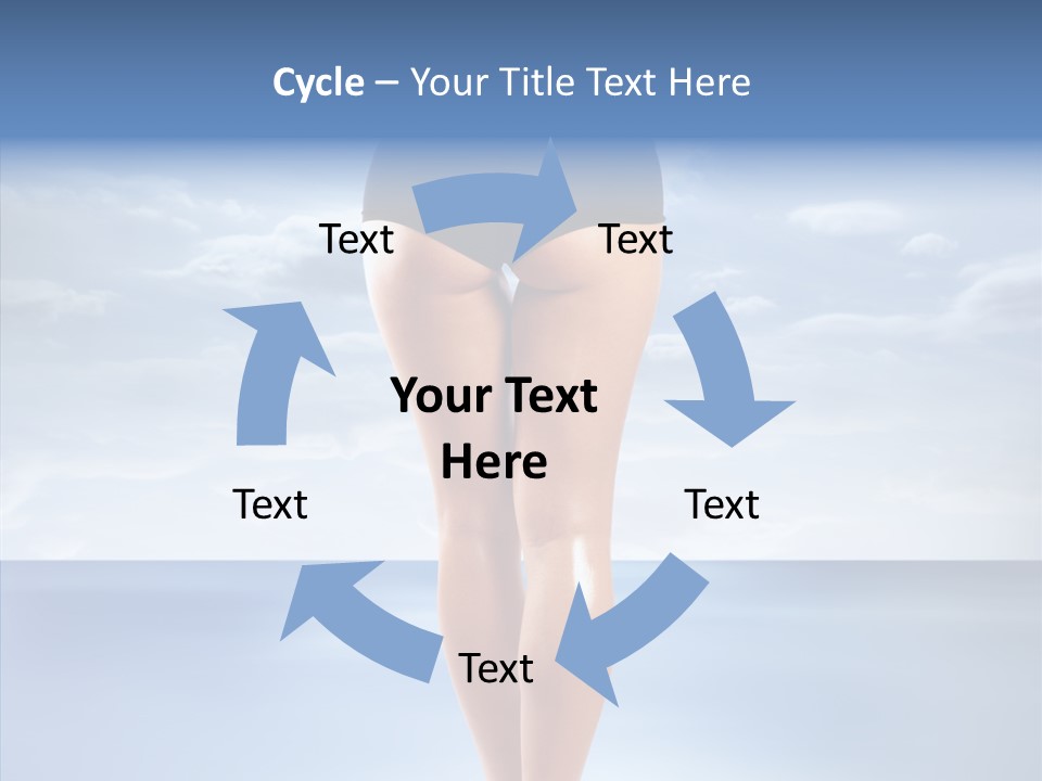 Young Lady Nature PowerPoint Template