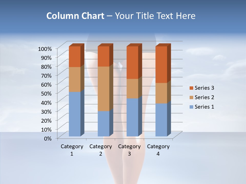 Young Lady Nature PowerPoint Template
