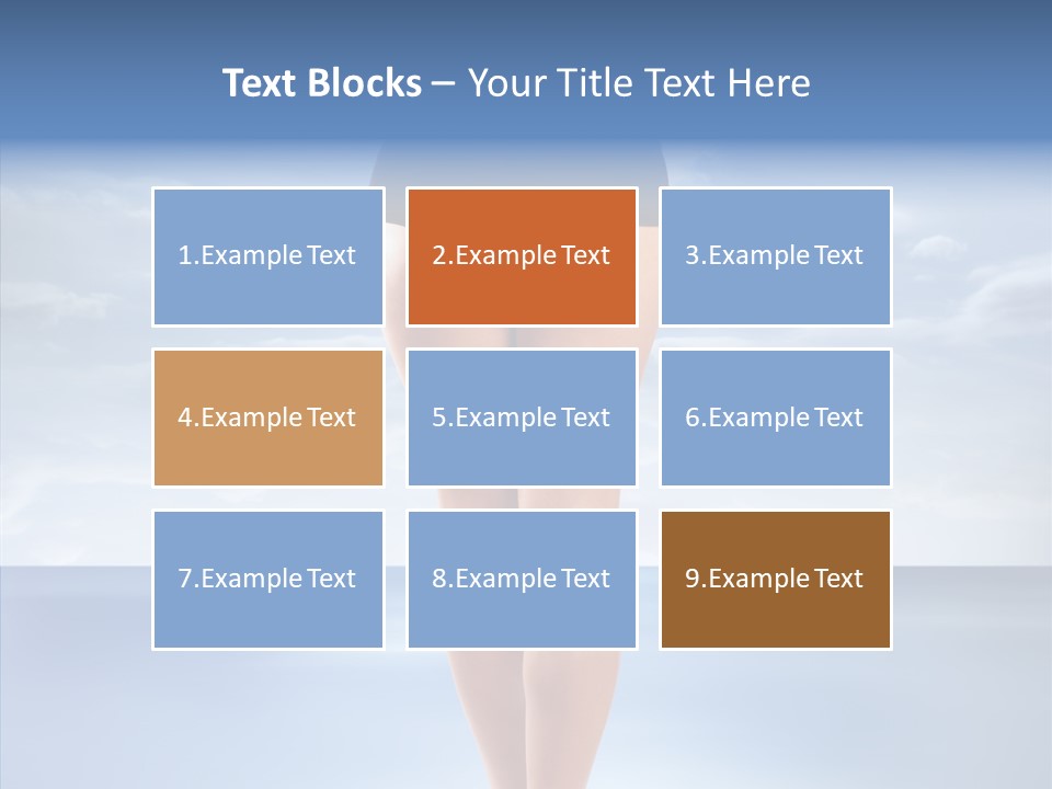 Young Lady Nature PowerPoint Template