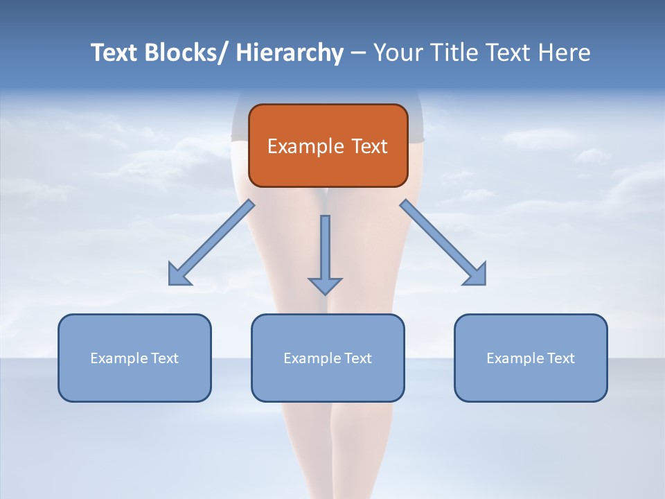 Young Lady Nature PowerPoint Template