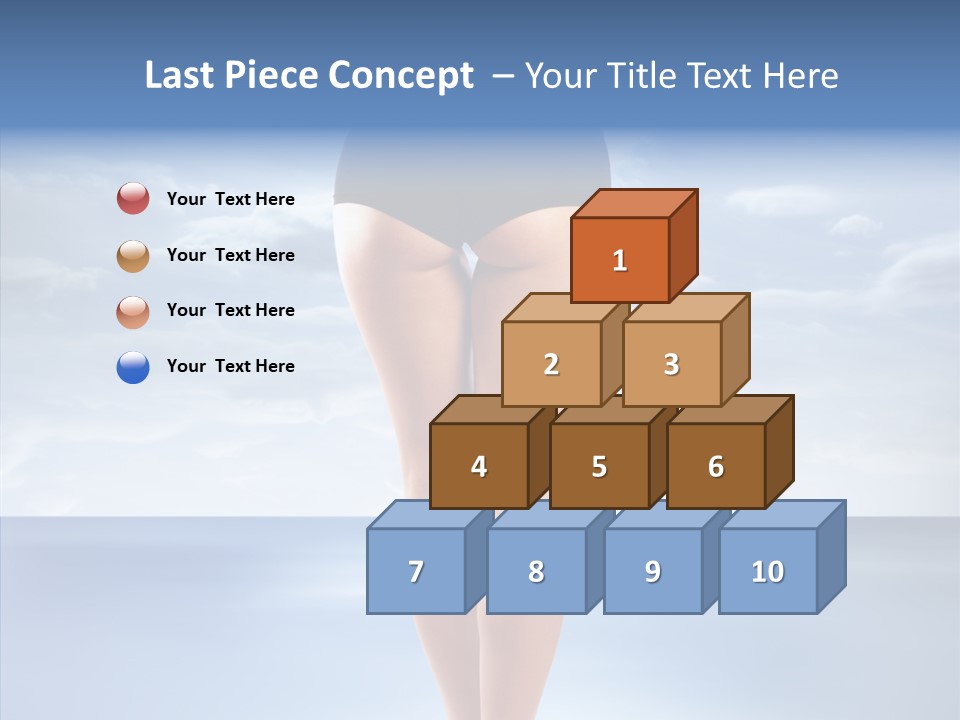 Young Lady Nature PowerPoint Template