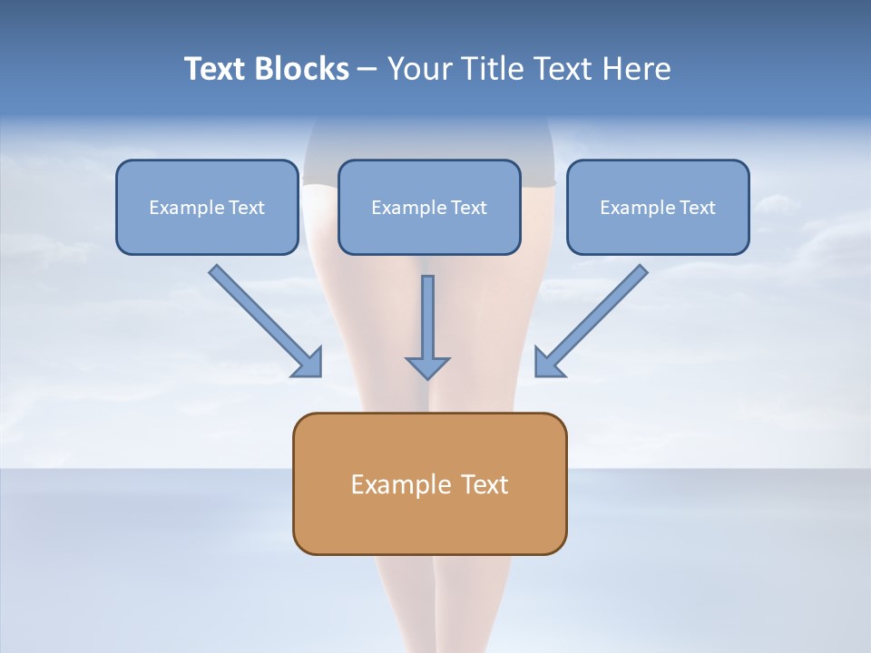 Young Lady Nature PowerPoint Template