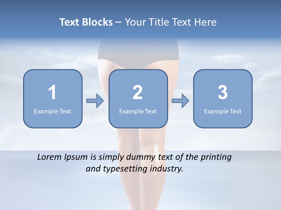 Young Lady Nature PowerPoint Template