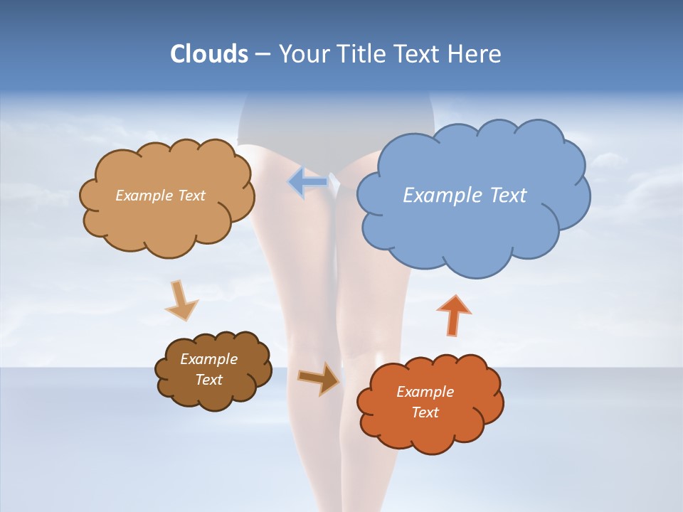 Young Lady Nature PowerPoint Template