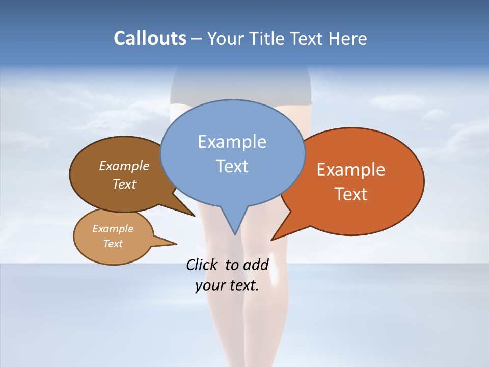 Young Lady Nature PowerPoint Template