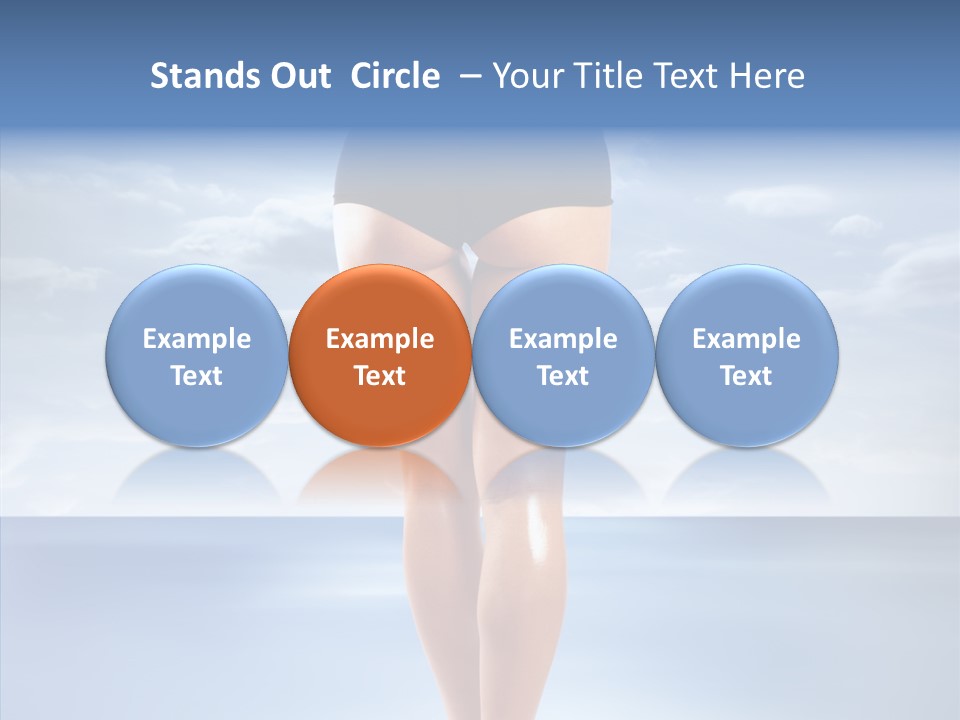 Young Lady Nature PowerPoint Template