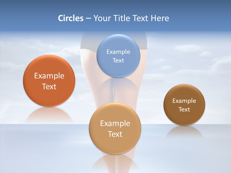 Young Lady Nature PowerPoint Template