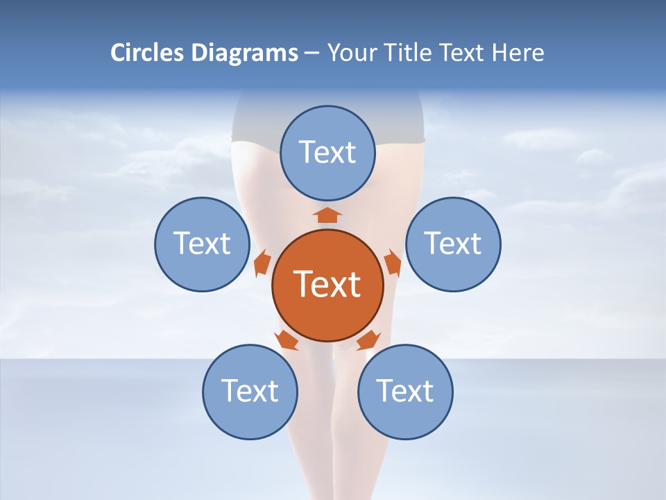 Young Lady Nature PowerPoint Template