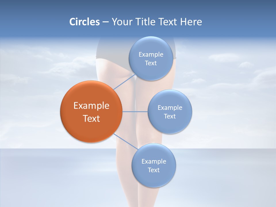 Young Lady Nature PowerPoint Template