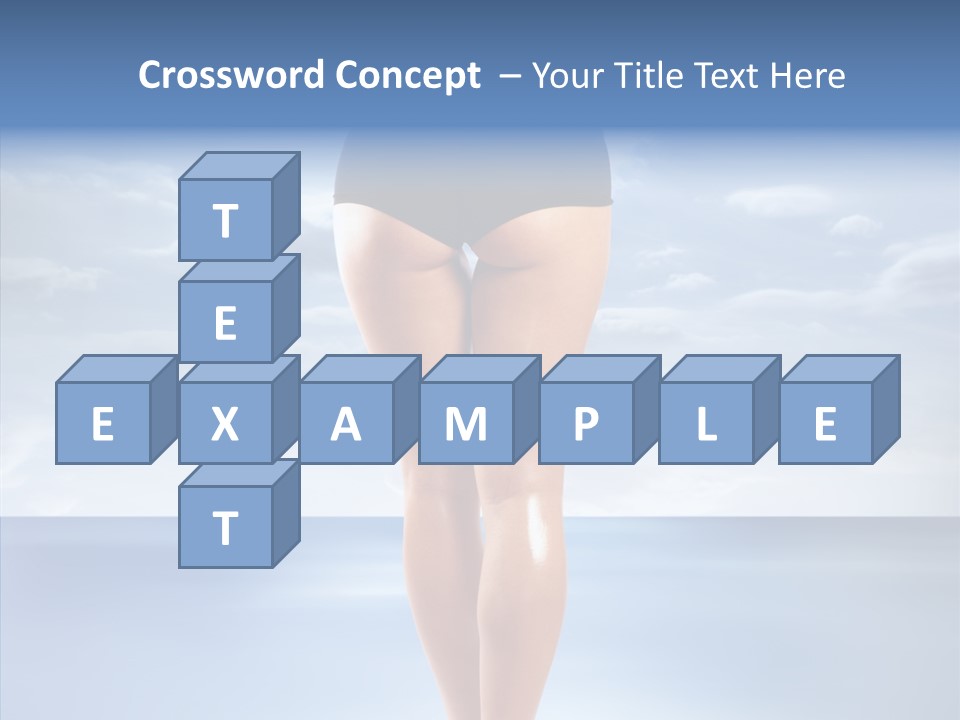 Young Lady Nature PowerPoint Template