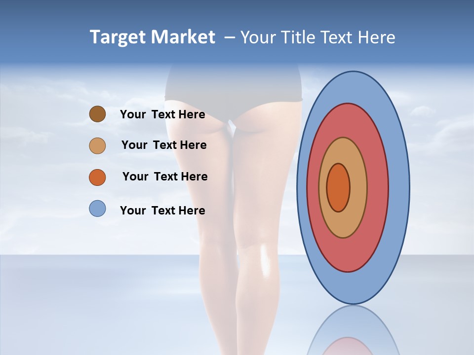 Young Lady Nature PowerPoint Template