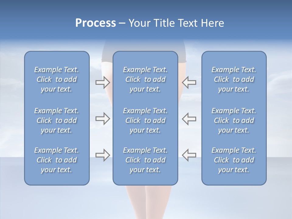 Young Lady Nature PowerPoint Template