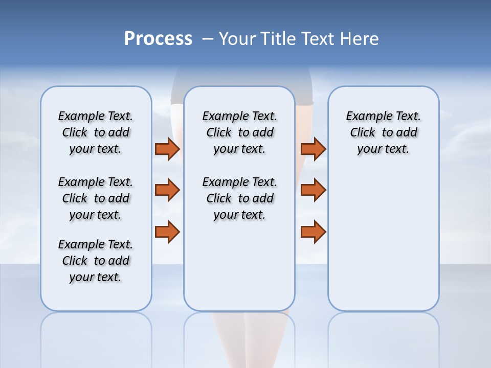 Young Lady Nature PowerPoint Template