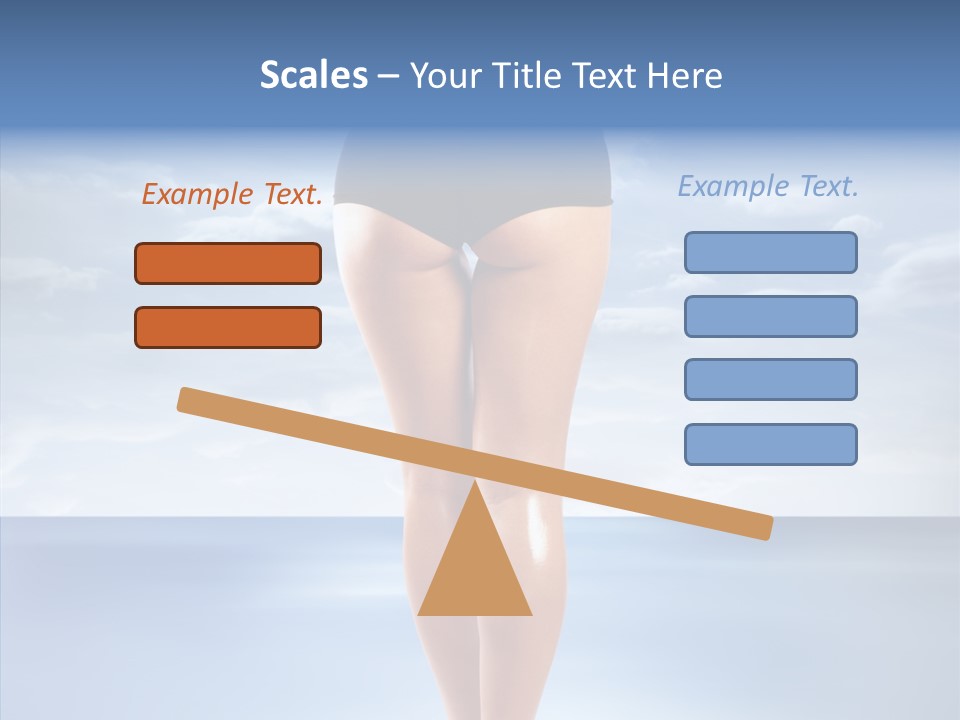 Young Lady Nature PowerPoint Template