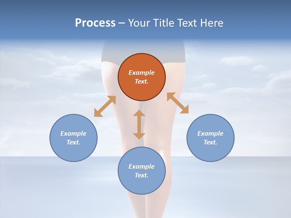 Young Lady Nature PowerPoint Template