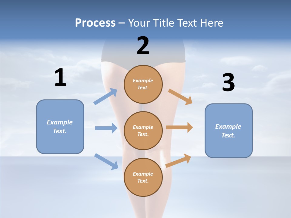 Young Lady Nature PowerPoint Template