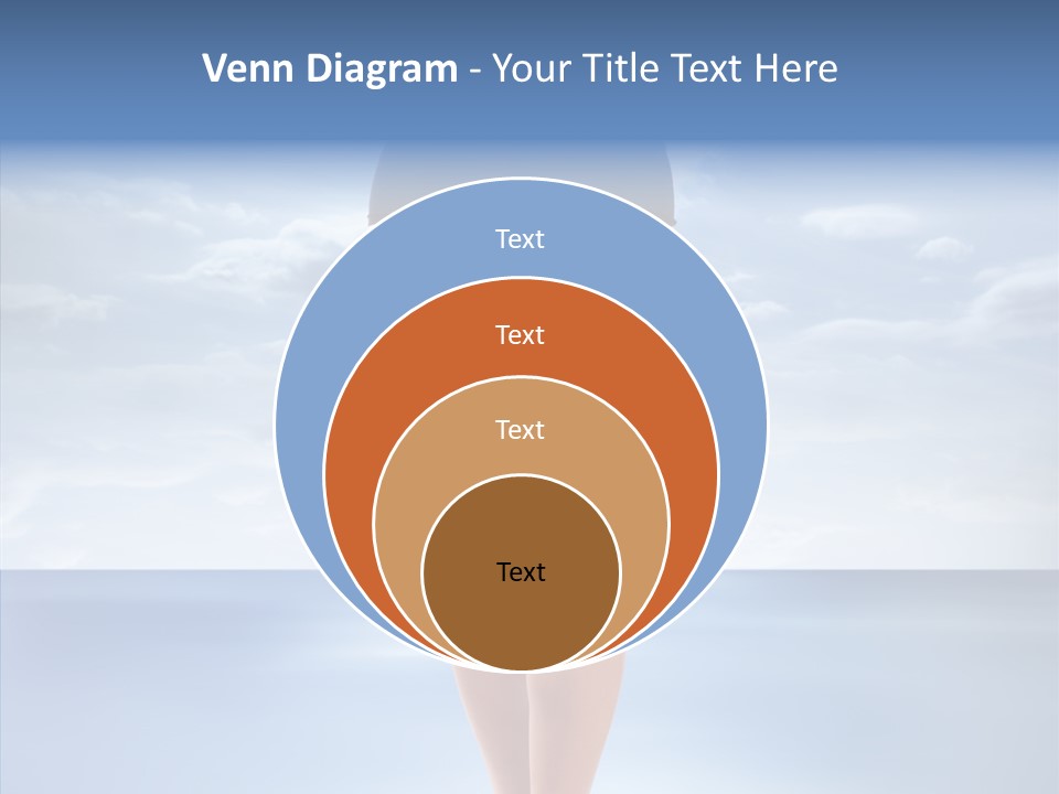 Young Lady Nature PowerPoint Template