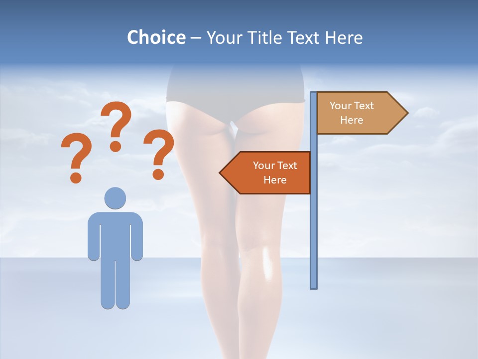 Young Lady Nature PowerPoint Template