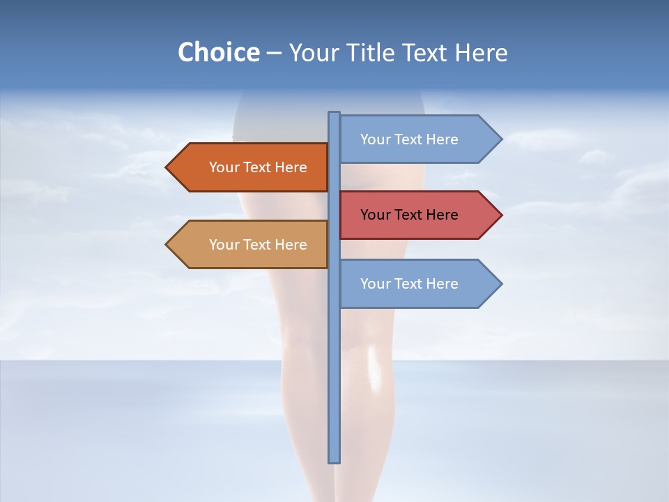 Young Lady Nature PowerPoint Template